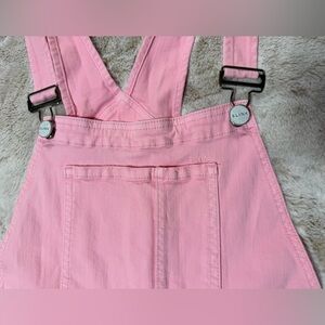 Slink Jeans Women's Pink Denim Overalls 18